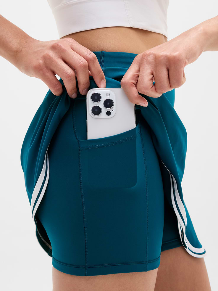 Image number 5 showing, Crosscourt High Rise Tipped 14" Skort