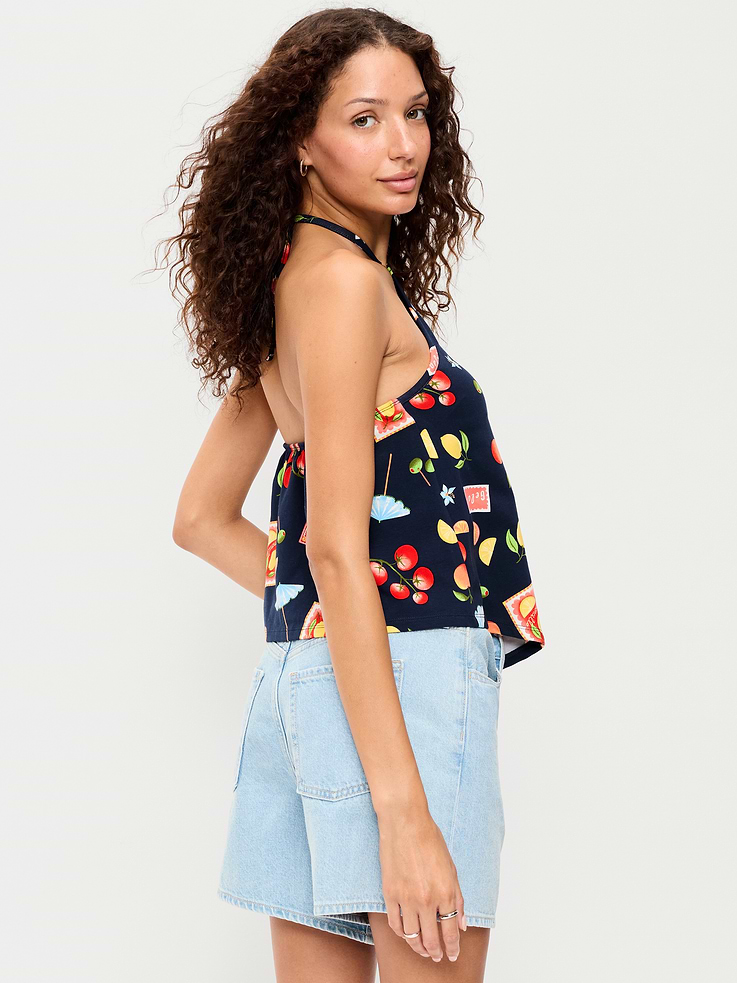 Image number 2 showing, Handkerchief Halter Top