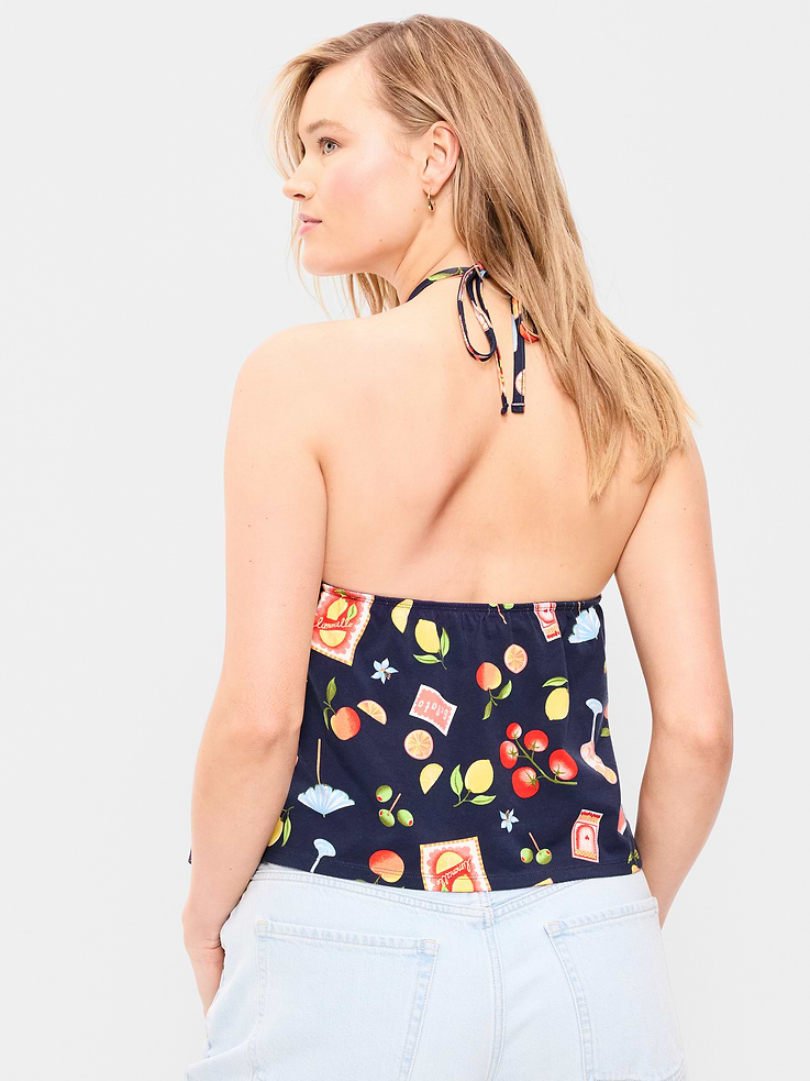 Image number 6 showing, Handkerchief Halter Top