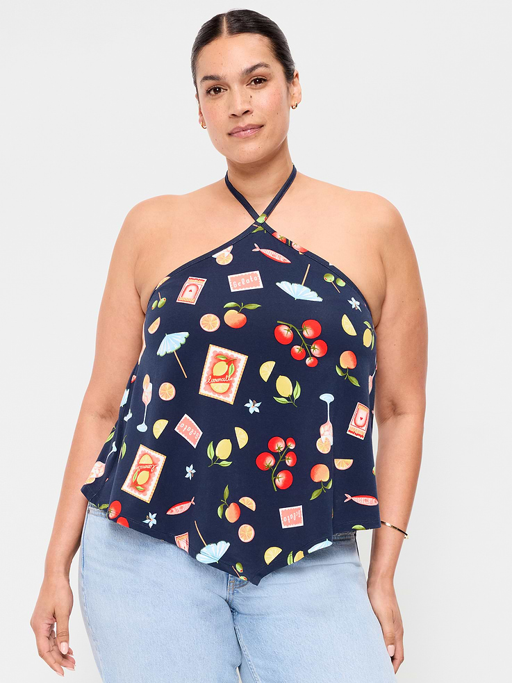 Image number 7 showing, Handkerchief Halter Top