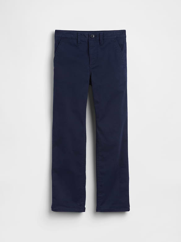 Kids Uniform Stretch Relaxed Straight Khakis
