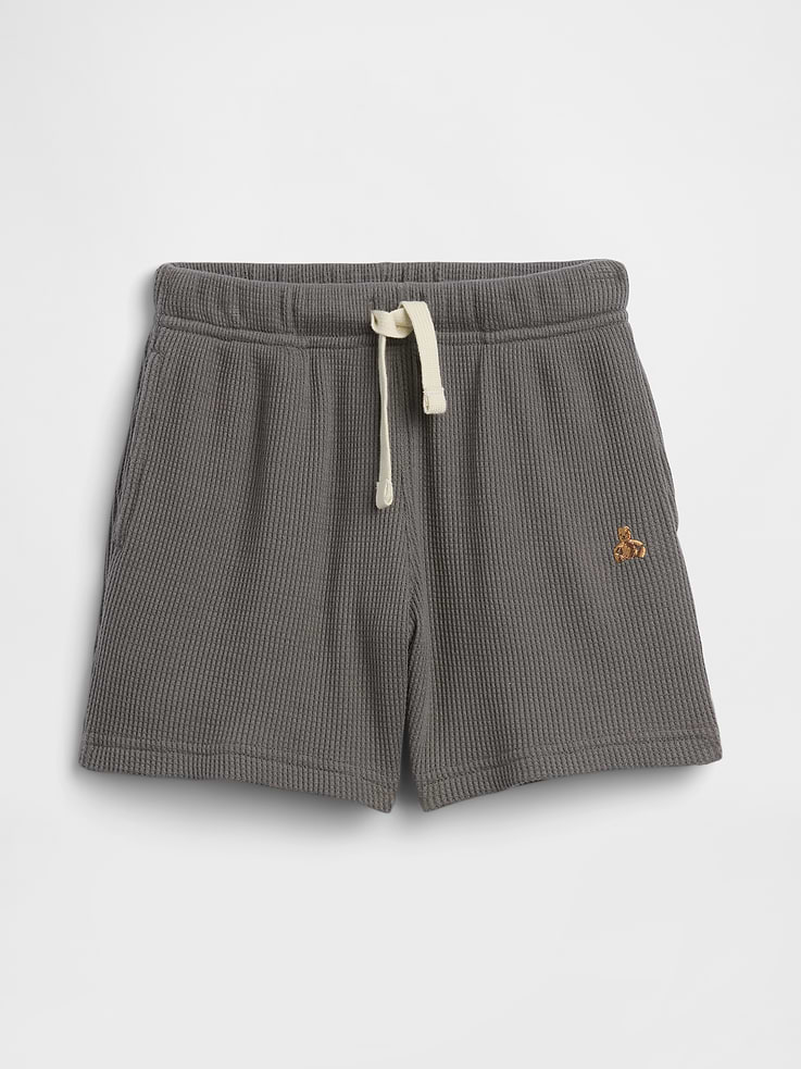 Image number 1 showing, Baby & Toddler Pull-On Waffle Shorts