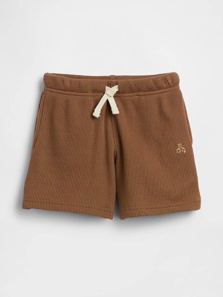 Image number 1 showing, Baby & Toddler Pull-On Waffle Shorts