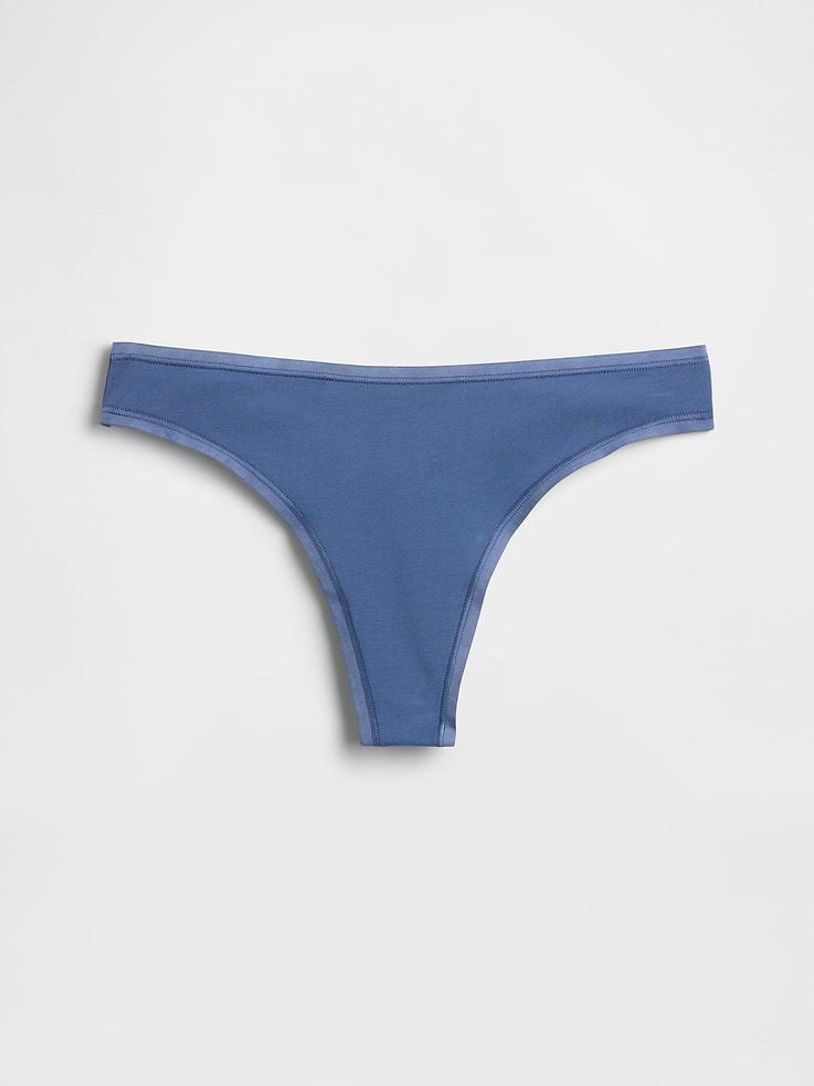 Image number 5 showing, Organic Stretch Cotton Thong
