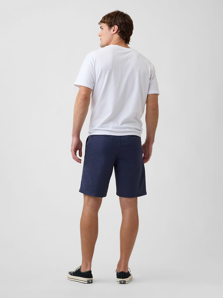 Image 2 of 6, 9" Essential Khaki Shorts