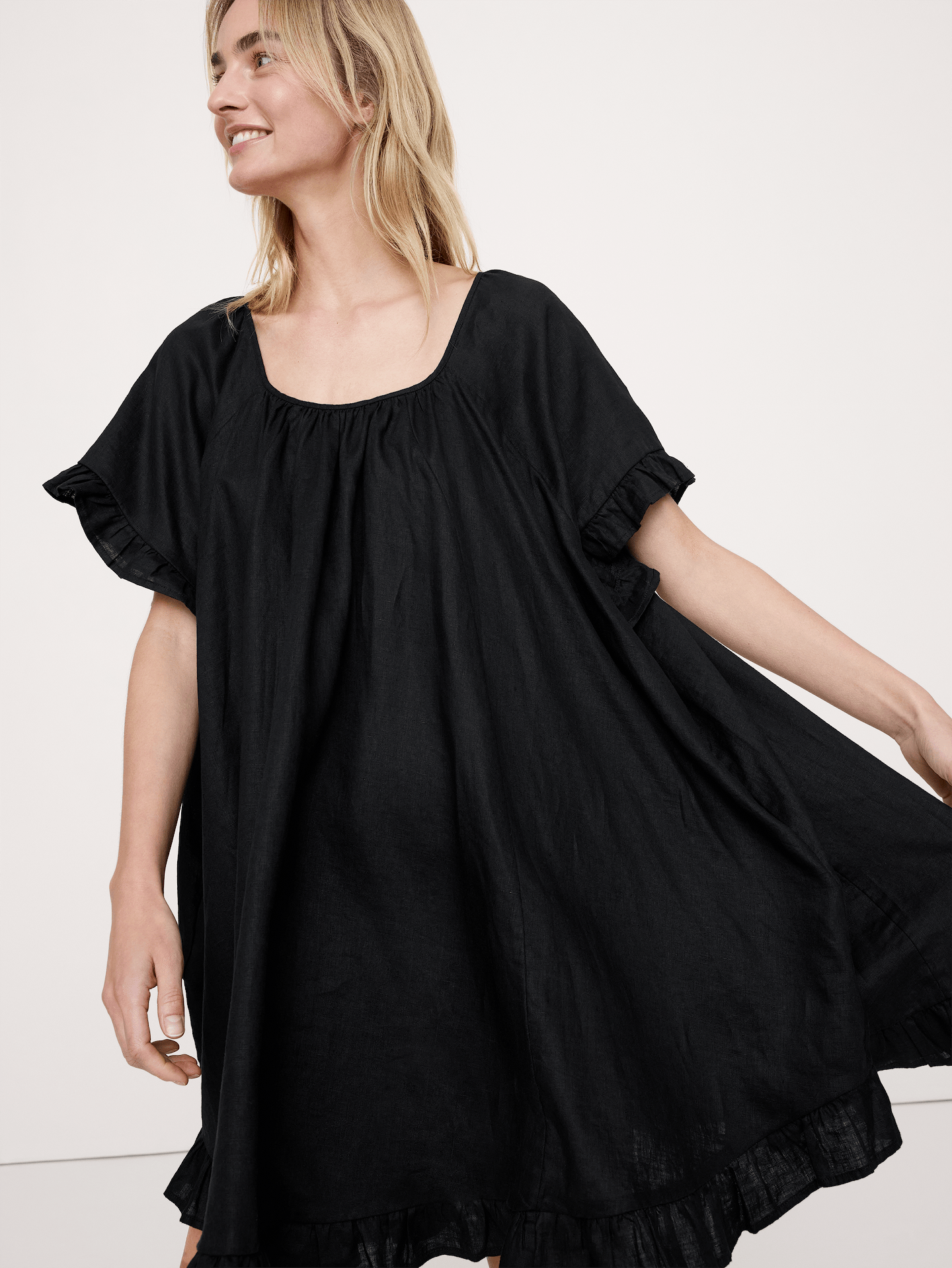 Image number 6 showing, Ruffle Trim Mini Dress