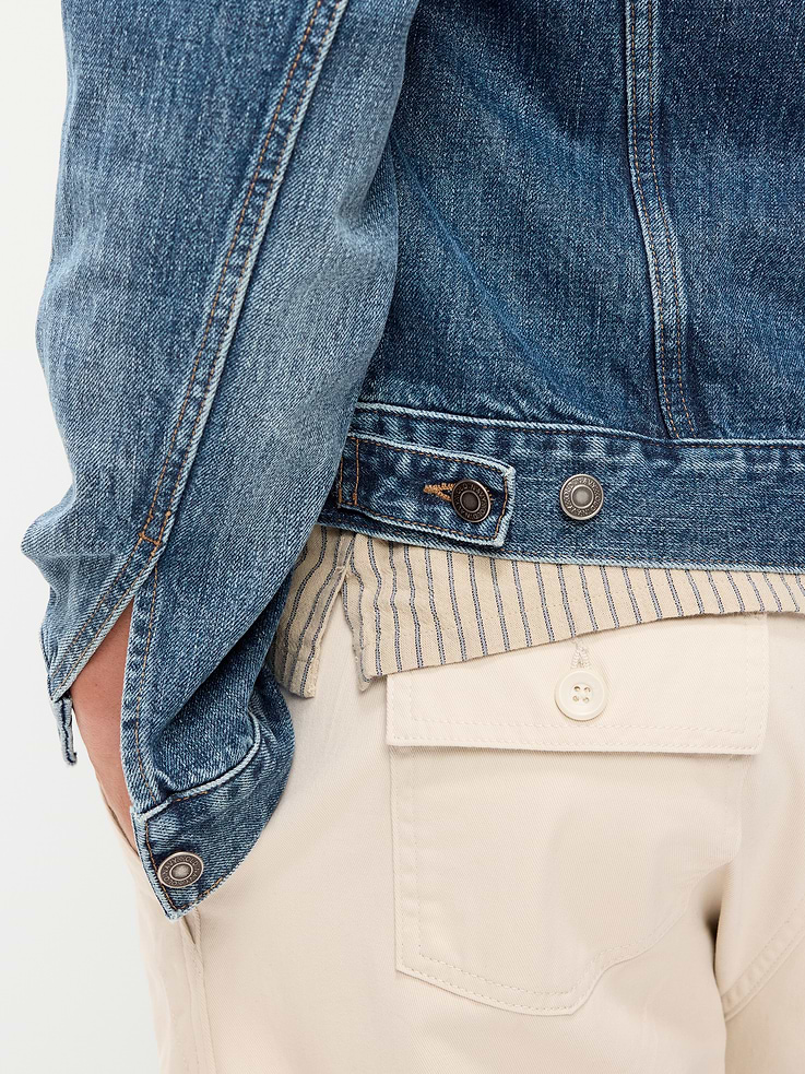 Image number 6 showing, Jean Trucker Jacket