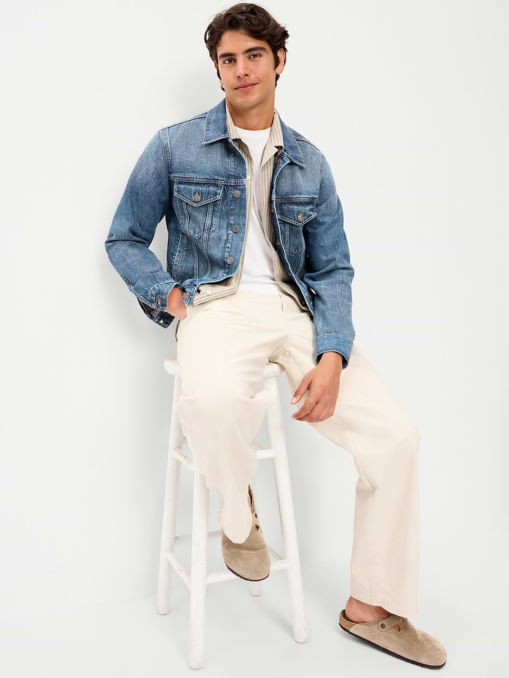 Image number 3 showing, Jean Trucker Jacket