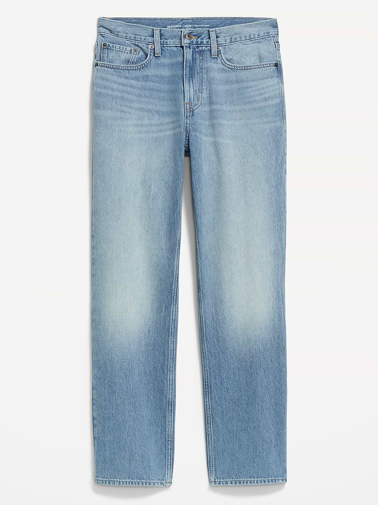 Image number 6 showing, Structured Loose Non-Stretch Jeans
