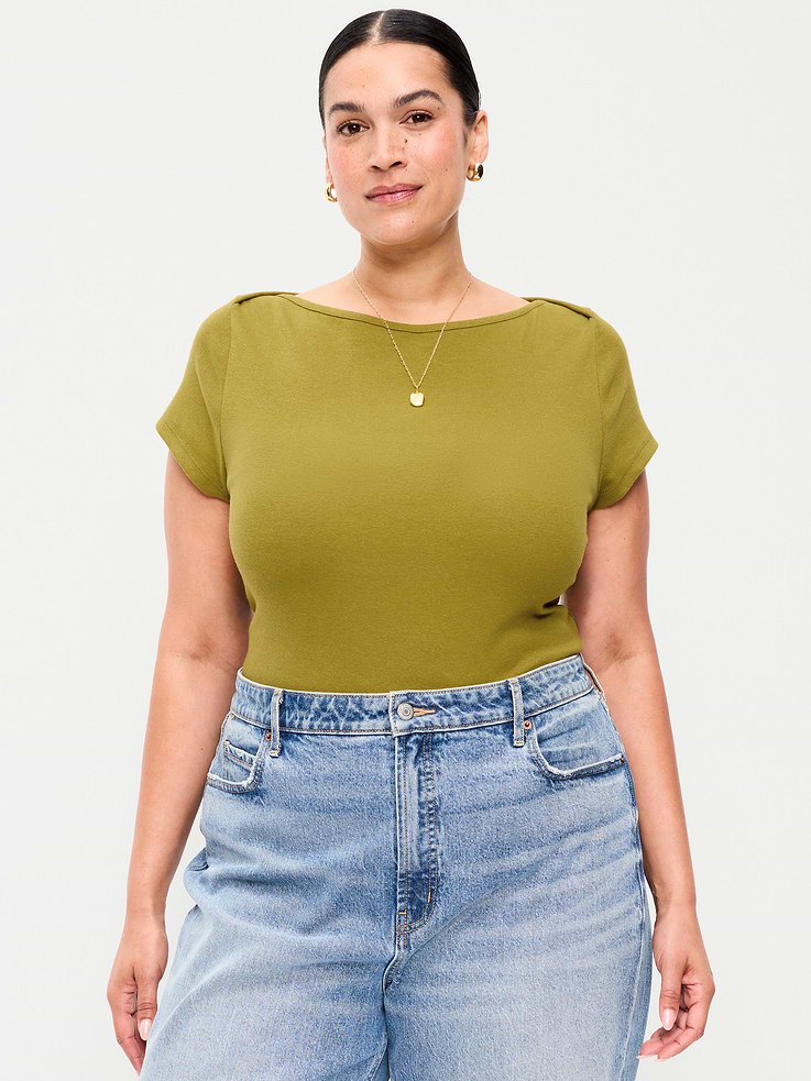Image number 7 showing, Snug Boatneck T-Shirt