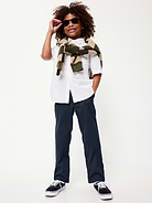 Image number 3 showing, Uniform Straight Leg Tech Pants for Boys