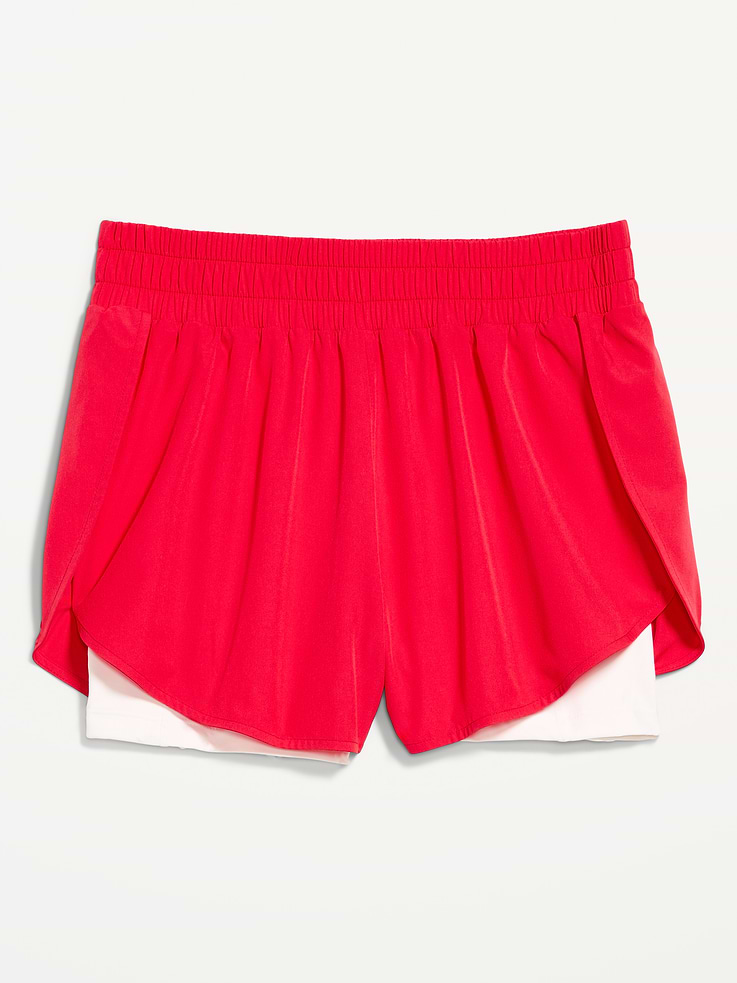 Image number 7 showing, High-Waisted StretchTech 2-In-1 Run Shorts