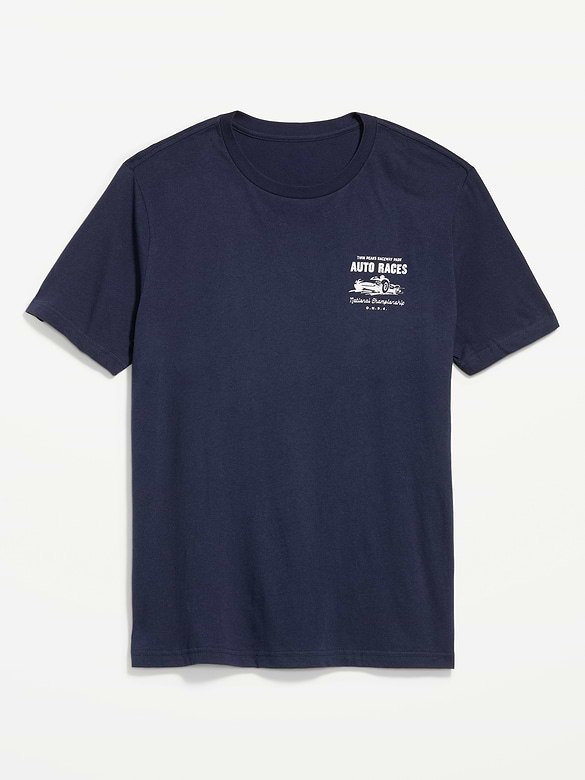 Soft-Washed Crew-Neck Graphic T-Shirt