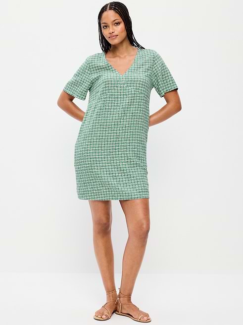 pique dress shirt Meris Cotton Piqué V Neck floral-artizan ply 100s cotton Lane Post Modern 7 Color:Egg plant