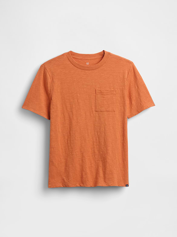 Kids Organic Cotton Pocket T-Shirt