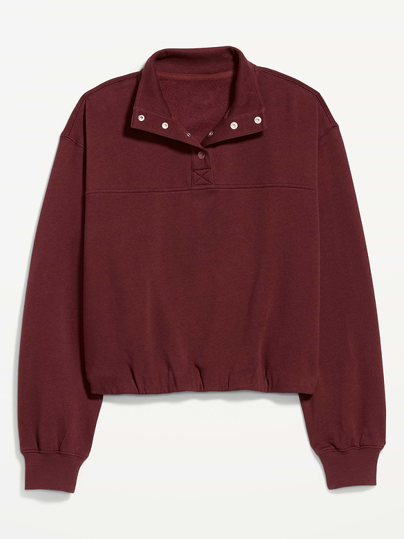 SoComfy Funnel-Neck Sweatshirt