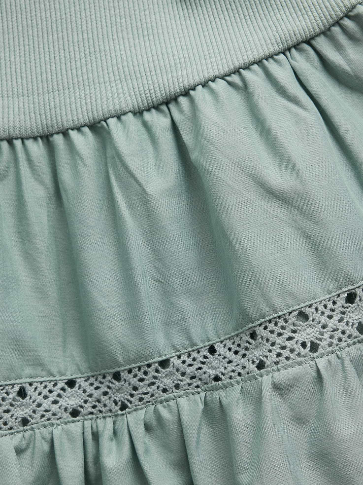 Image number 4 showing, Baby & Toddler Tiered Lace-Trim Dress