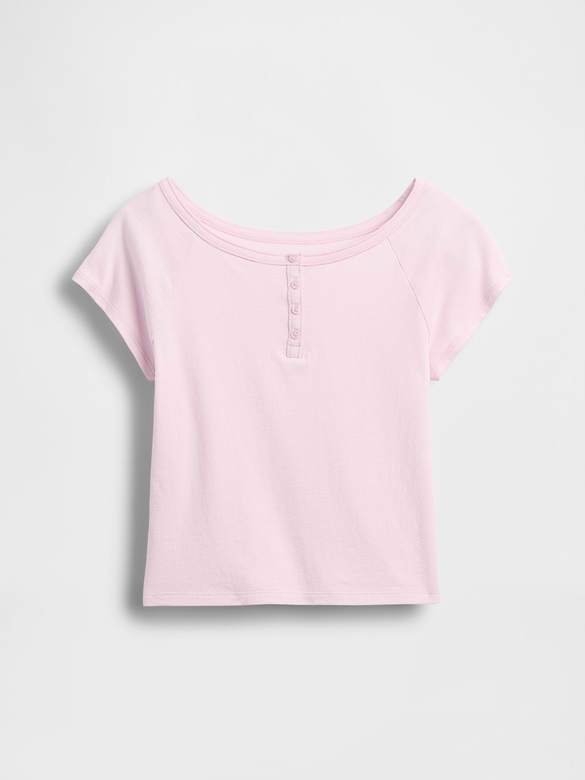 Kids Raglan Henley T-Shirt