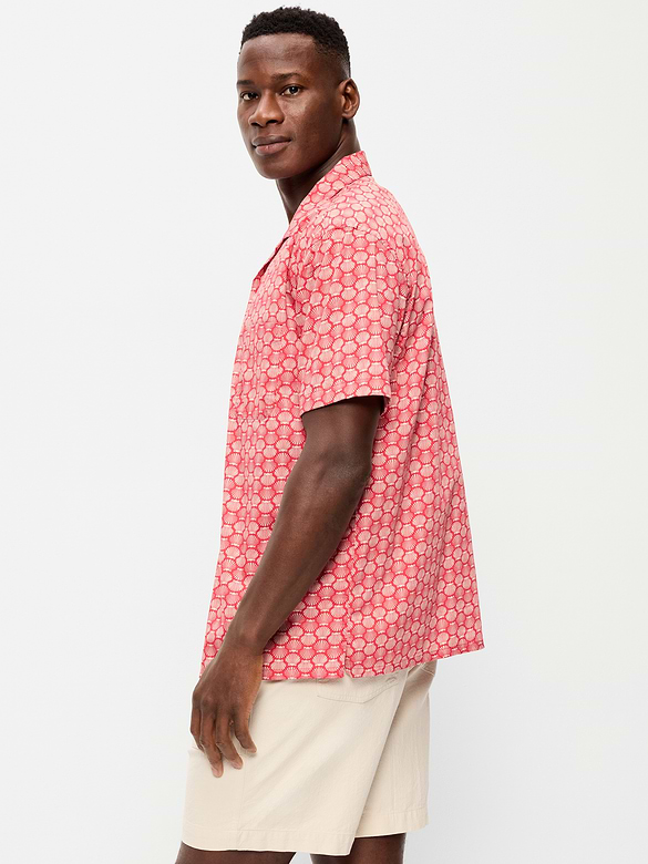 Chemise de vacances à manches courtes