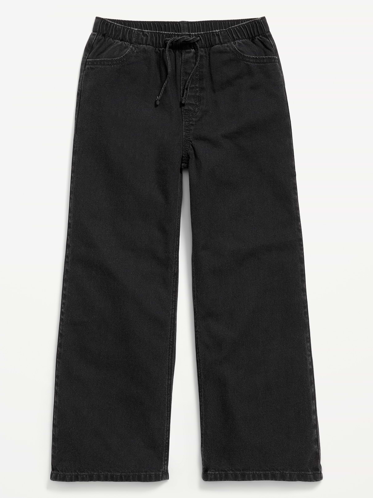 Image number 1 showing, Pull-On Super Baggy Wide-Leg Denim Pants for Girls