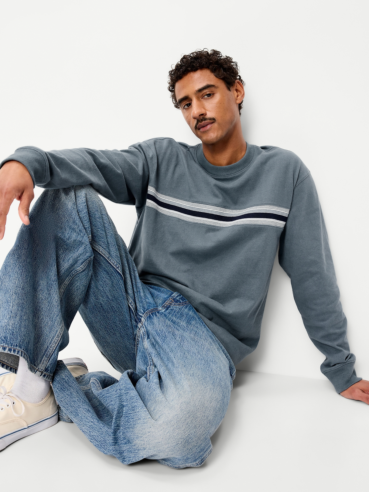 Long-Sleeve Heavyweight Rotation T-Shirt | Old Navy