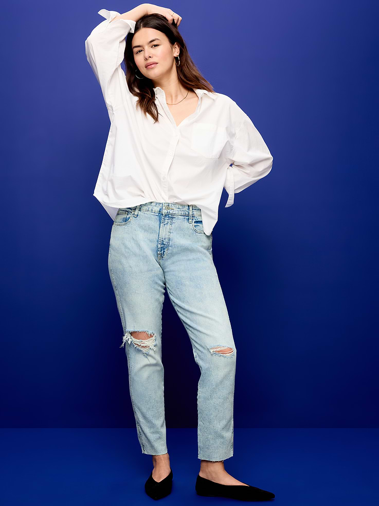 Image number 8 showing, High-Waisted Vintage Slim Jeans