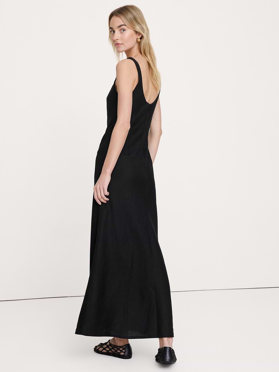 black halter neck long dress Only Invites Satin Maxi Color:Aqua Blue 31.0 Waist BFCMDAY2 Center High-Neck Dress with