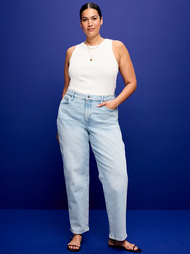 Image number 7 showing, Curvy High-Waisted OG Loose Jeans