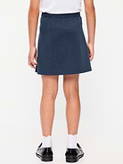 Image number 2 showing, School Uniform Ponte-Knit Wrap-Front Skort for Girls