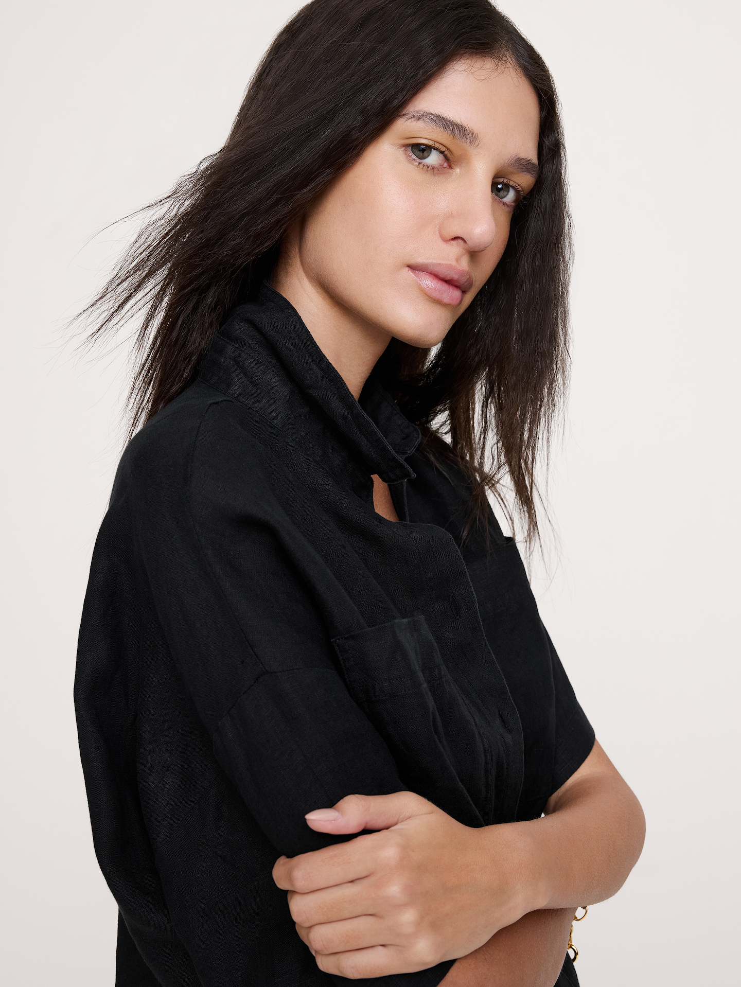 Image number 4 showing, Linen Short-Sleeve Shirt