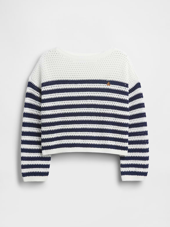 Kids100% Cotton Crochet Oversized Sweater