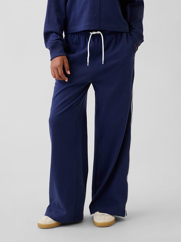 Kids Relaxed Easy Wide-Leg Pants