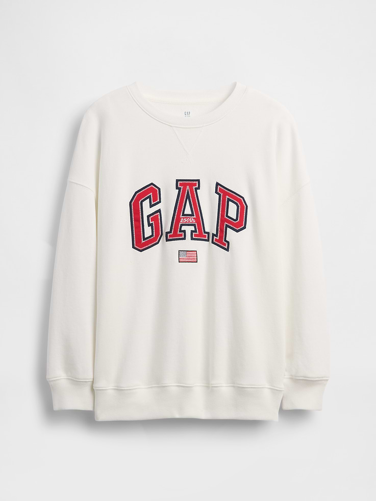 Image number 2 showing, Kids VintageSoft Terry Oversized Graphic Sweatshirt