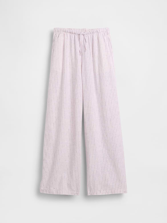 Kids Linen-Cotton Easy Wide-Leg Pants