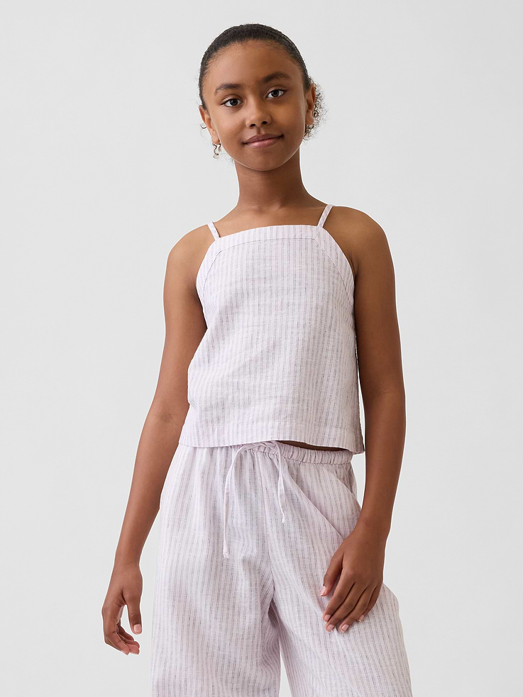Image number 1 showing, Kids Linen-Cotton Tank Top
