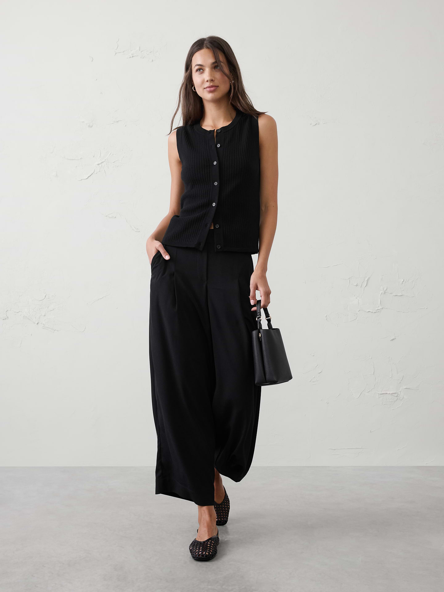 Image number 1 showing, Ribbed Sweater Tank