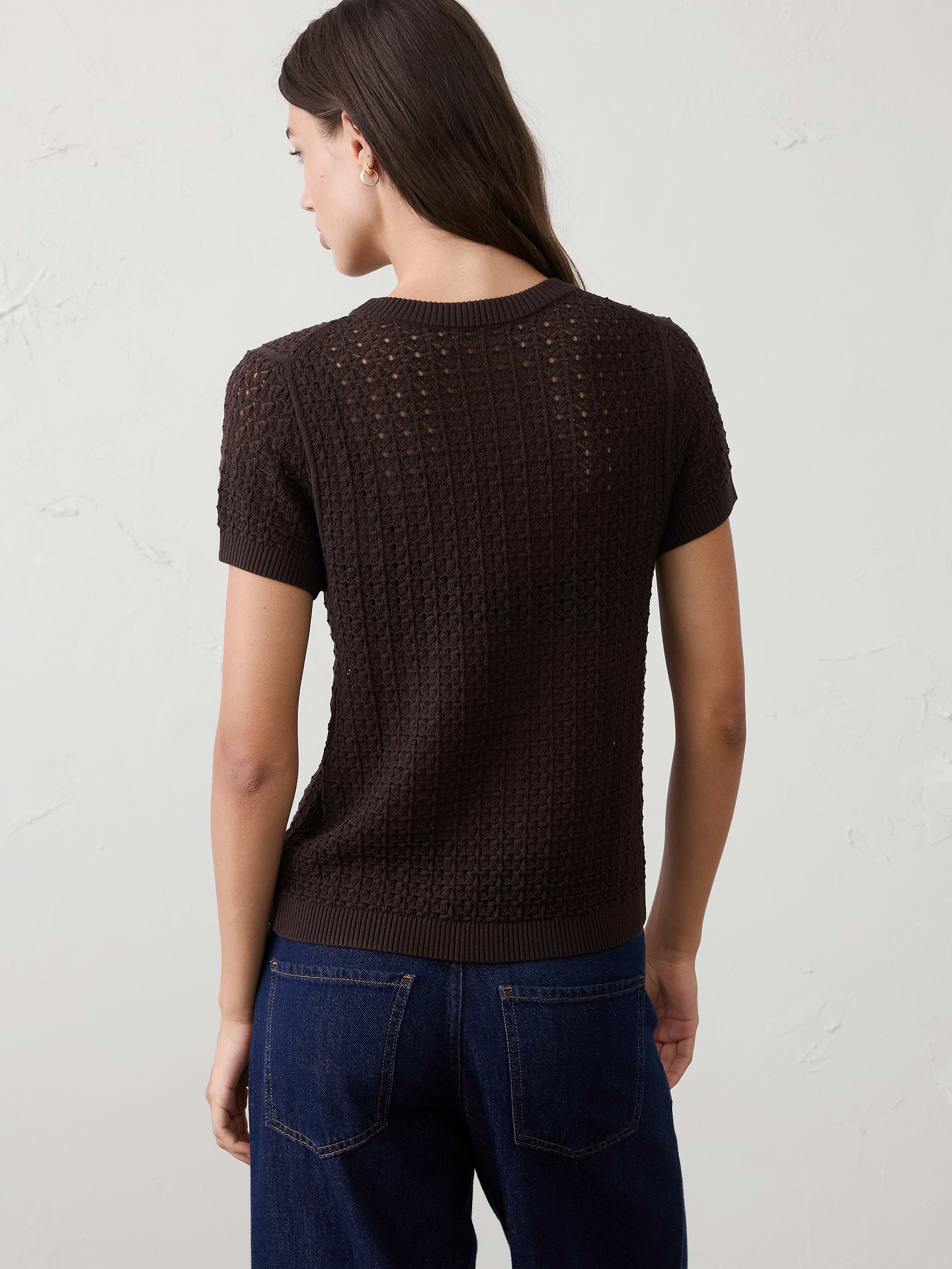 Image number 2 showing, Pointelle Sweater