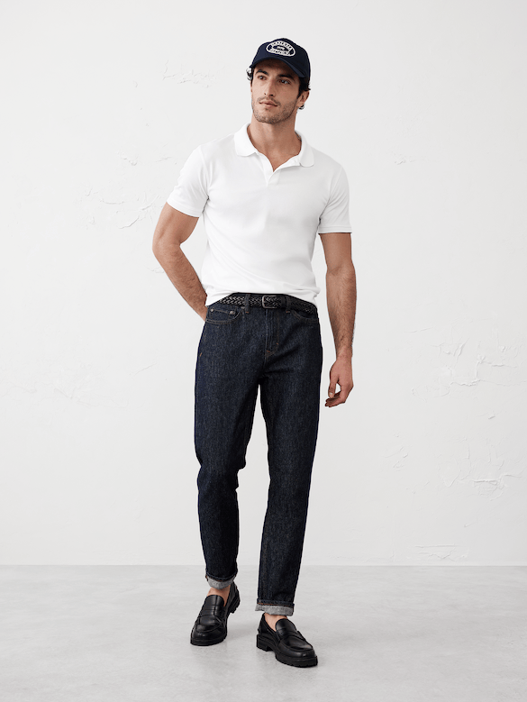Standard-Fit Luxe Touch Polo
