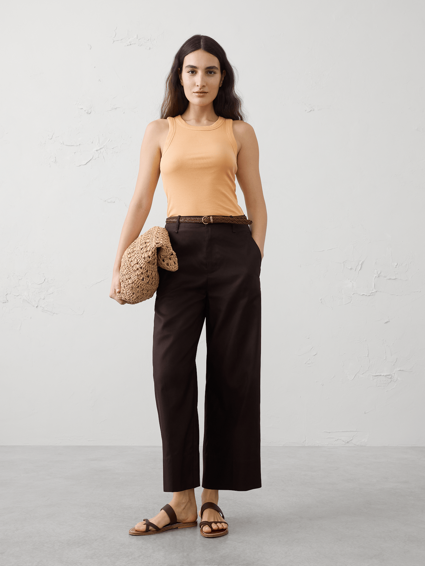 Image number 1 showing, Ribbed Racer Tank