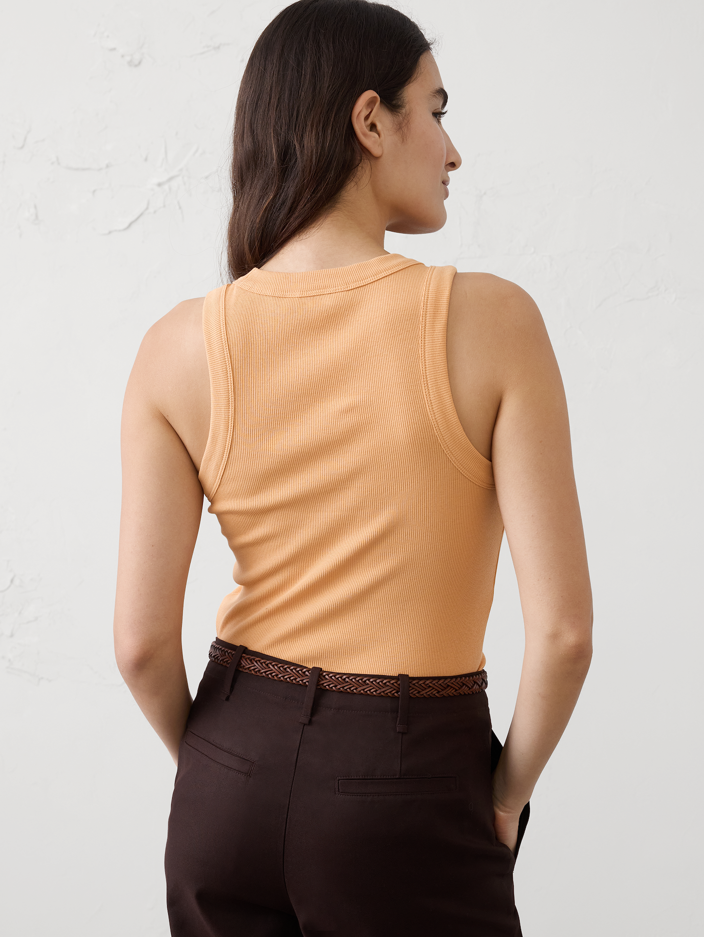 Image number 8 showing, Ribbed Racer Tank