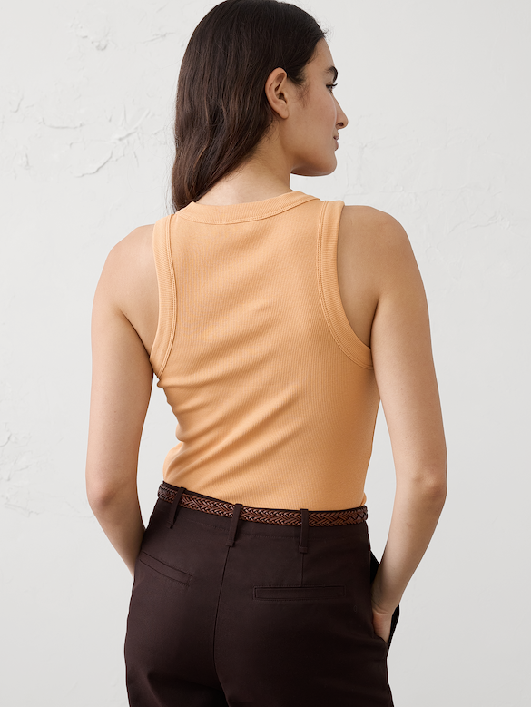 Ribbed Racer Tank