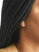 Image number 2 showing, Admiral Row Round Opal Stud Earrings