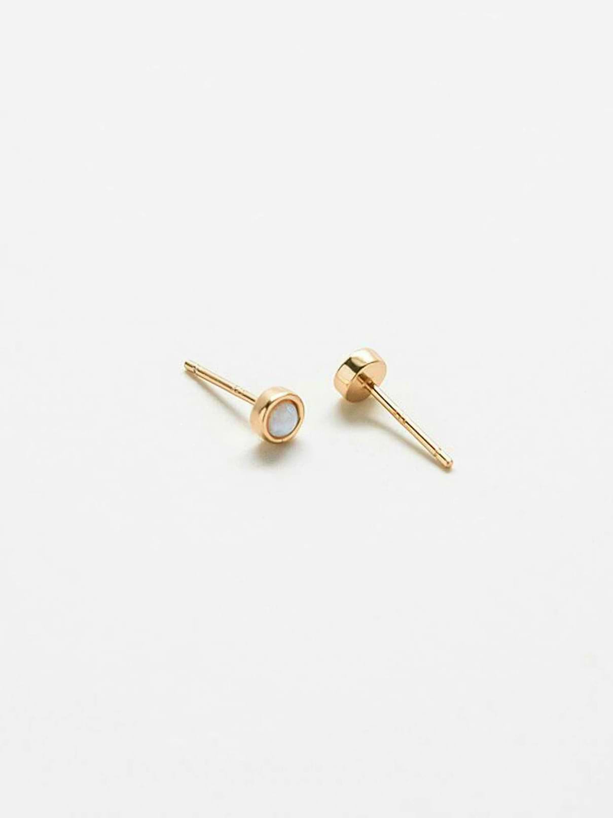 Image number 3 showing, Admiral Row Round Opal Stud Earrings