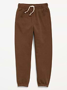L'image numéro 1 présente Pantalon de jogging coupe généreuse en coton ouaté pour garçon