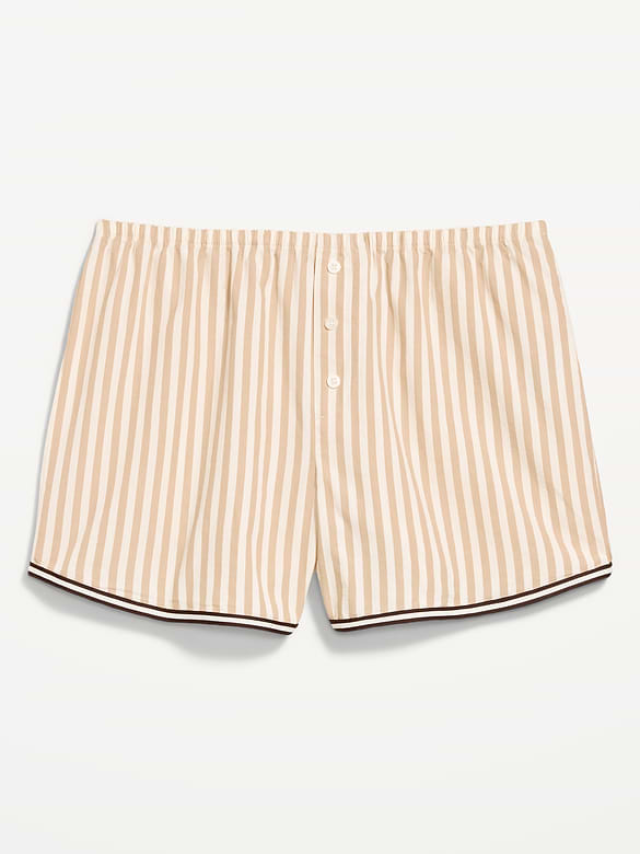Short de pyjama boxeur classique en popeline