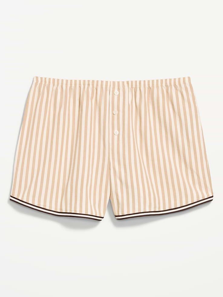 Image number 4 showing, Classic Poplin Boxer Pajama Shorts