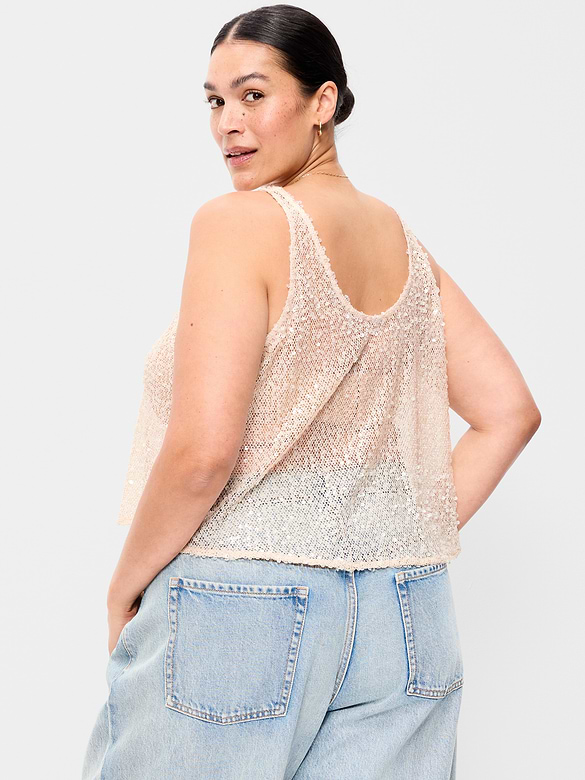 Sequin Tank Top
