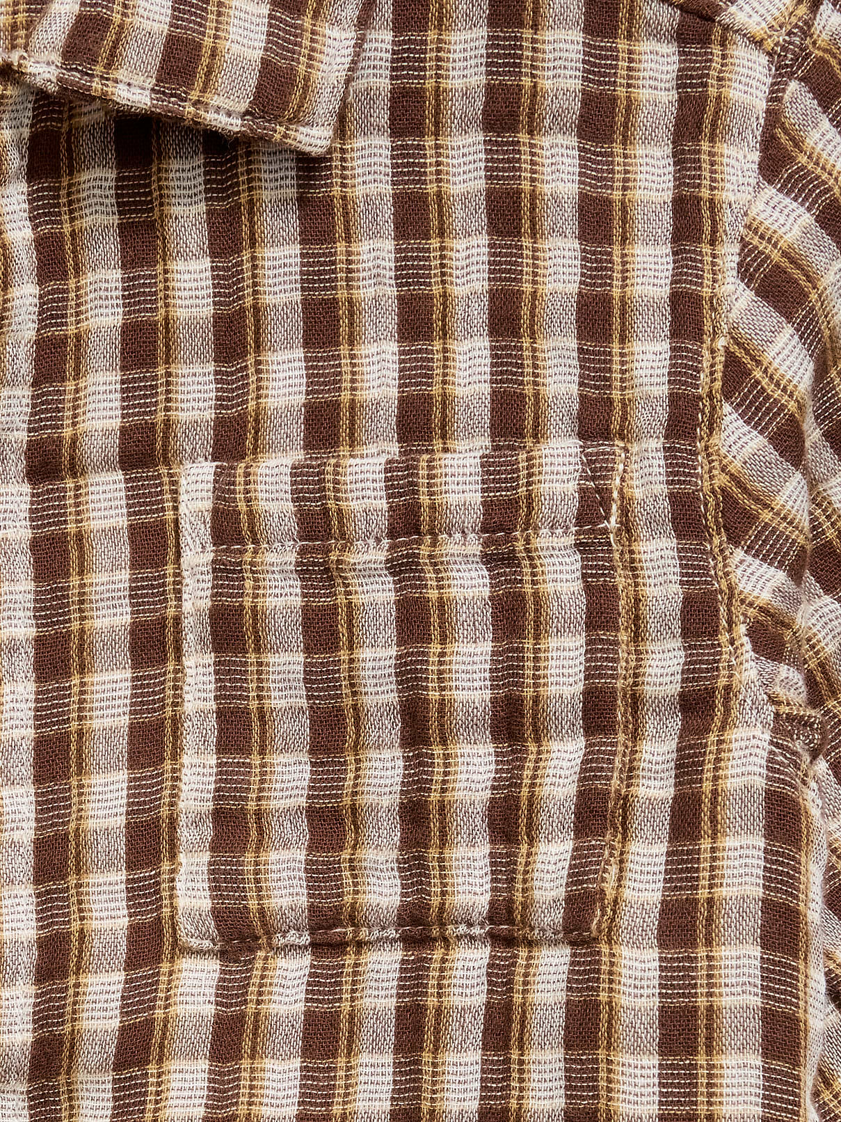 Image number 2 showing, Short-Sleeve Double-Weave Cotton Shirt for Toddler Boys