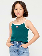 Image number 1 showing, Fitted Graphic Cami for Girls