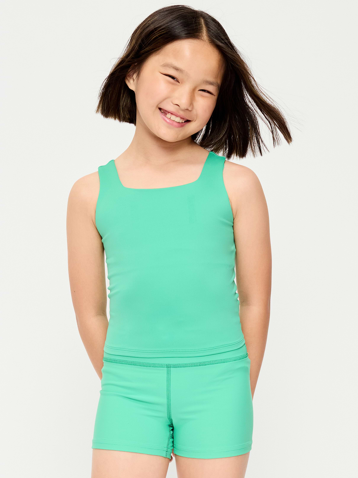 Image number 1 showing, StudioSmooth Longline Sports Bra for Girls